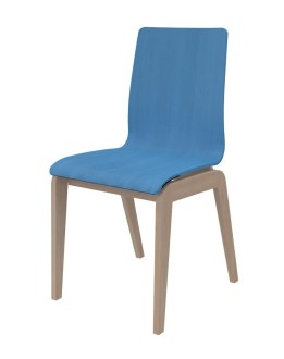 Chaise 4 pieds Adell - coque bois